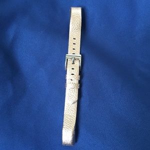 Fitbit Alta leather bracelet in rose gold